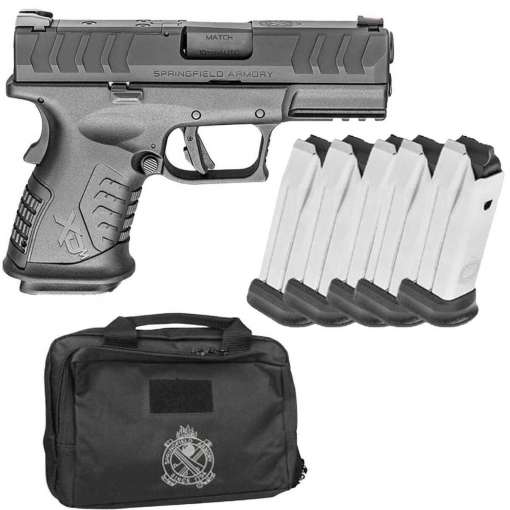 Springfield Armory XD-M Elite Gear Up Package 10mm Auto 3.8in Gray Melonite Pistol - 11+1 Rounds
