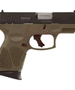 Taurus G3C 9mm Luger 3.2in Black/OD Green Pistol - 12+1 Rounds