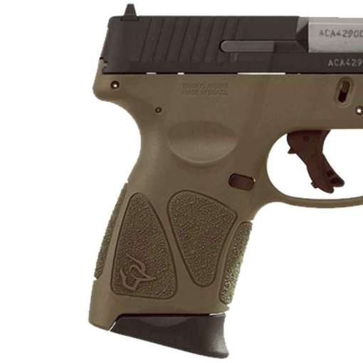 Taurus G3C 9mm Luger 3.2in Black/OD Green Pistol - 12+1 Rounds - Image 2