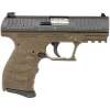 Walther CCP 9mm Luger 3.54in Black/OD Green Pistol - 8+1 Rounds