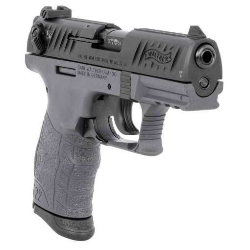 Walther P22 22 Long Rifle 3.42in Tungsten Gray/Black Pistol - 10+1 Rounds - California Compliant - Image 3