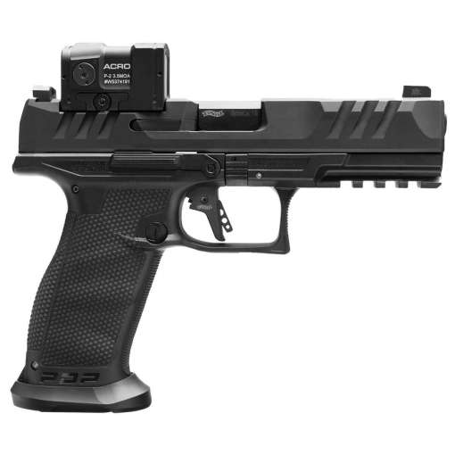 Walther PDP Pro with Aimpoint ACRO Red Dot Sight 9mm Luger 4.5in Matte Black Pistol - 18+1 Rounds