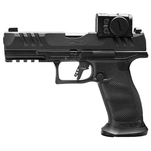 Walther PDP Pro with Aimpoint ACRO Red Dot Sight 9mm Luger 4.5in Matte Black Pistol - 18+1 Rounds - Image 2