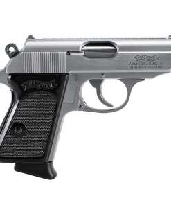 Walther PPK 32 Auto (ACP) 3.3in Stainless Steel Pistol - 6+1 Rounds