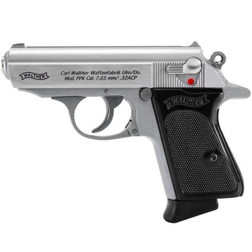 Walther PPK 32 Auto (ACP) 3.3in Stainless Steel Pistol - 6+1 Rounds - Image 2