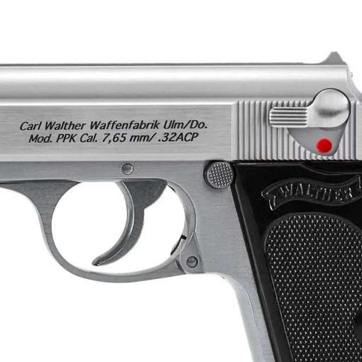 Walther PPK 32 Auto (ACP) 3.3in Stainless Steel Pistol - 6+1 Rounds - Image 3