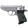 Walther PPK Stainless/Black 380 Auto (ACP) 3.3in Pistol - 6+1 Rounds - Image 2