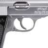 Walther PPK Stainless/Black 380 Auto (ACP) 3.3in Pistol - 6+1 Rounds - Image 3