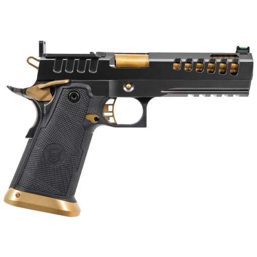 Watchtower DEMOLITIA Double-Stack 1911 9mm Luger 5in Gold Plated PVD Pistol - 20+1 Rounds