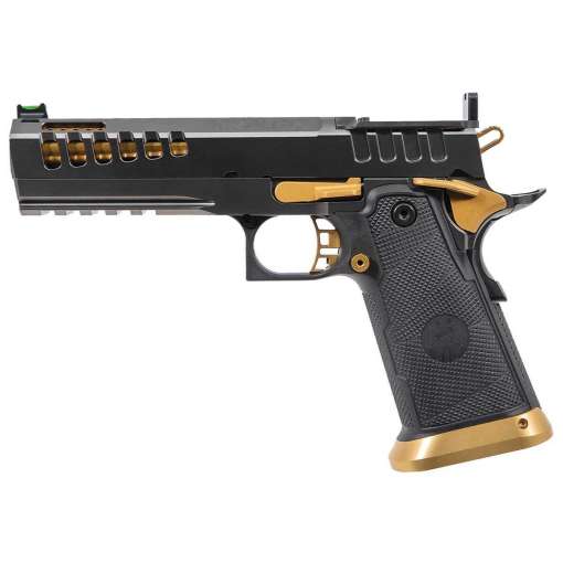 Watchtower DEMOLITIA Double-Stack 1911 9mm Luger 5in Gold Plated PVD Pistol - 20+1 Rounds - Image 2
