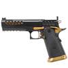Watchtower DEMOLITIA Double-Stack 1911 Elite 9mm Luger 5in Gold Plated PVD Pistol - 20+1 - Image 2