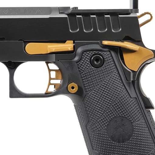 Watchtower DEMOLITIA Double-Stack 1911 Elite 9mm Luger 5in Gold Plated PVD Pistol - 20+1 - Image 3