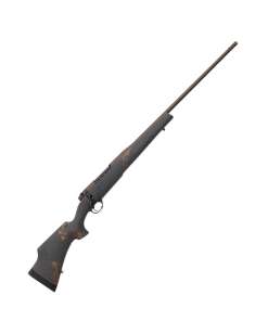 Weatherby Mark V Camilla Ultra Lightweight 240 Weatherby Magnum Midnight Bronze Cerakote Black Smoke Gold Sponged Bolt Action Rifle - 24in