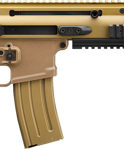 FN 38101241 SCAR 15P 5.56x45mm 30+1 7.50″ Chrome Lined Steel Barrel, Flat Dark Earth Anodized Aluminum Picatinny Rail Receiver, FDE Polymer Grip, Ambidextrous