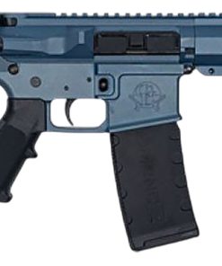 Great Lakes Firearms GL15223SSPBBLU AR-15  223 Wylde 30+1 7.50″ Black Nitride Threaded Barrel, M-LOK Handguard, Blue Titanium Cerakote Aluminum Receiver w/Picatinny Rail, Black Polymer Mil-Spec Grip