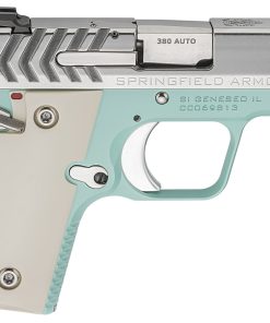 Springfield 911 .380 ACP Carry Conceal Pistol with Vintage Blue Cerakote/Stainless Finish