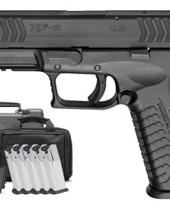 Springfield XDM 9mm 4.5 Full-Size Instant Gear Up Package with 5 Mags, Range Bag, Holster, M