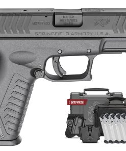 Springfield XDM 9mm 3.8 Full-Size Black Instant Gear Up Package with 5 Mags, Range Bag, Holster and Mag Pouch