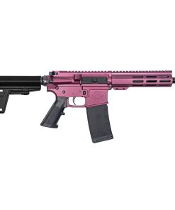 GLFA 223 Wylde Braced Pistol .223 Wylde 30rd Magazine 7.5″ Nitride Barrel Black Cherry Finish