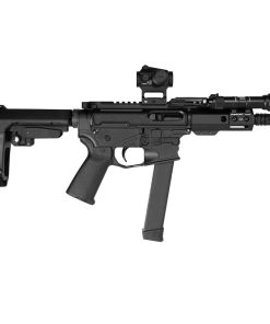 Shark Coast Tactical “Midnight” Pistol Bundle 9mm Luger 33rd Glock Style Magazine 5” Threaded Barrel Vortex Red Dot/Streamight Protac